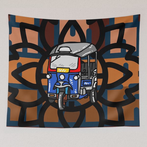 Item preview, Ankor Wat Cambodia Tuk Tuk designed and sold by chuckletuckle.