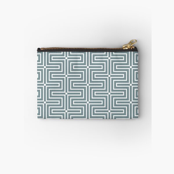 Item preview, Blue and White Tessellation Line Pattern 3 Coordinates w/ Farrow & Ball 2022 Popular Color Stone Blue 86 - Colour Trends - Trending Hue designed and sold by ColorOfTheYears.