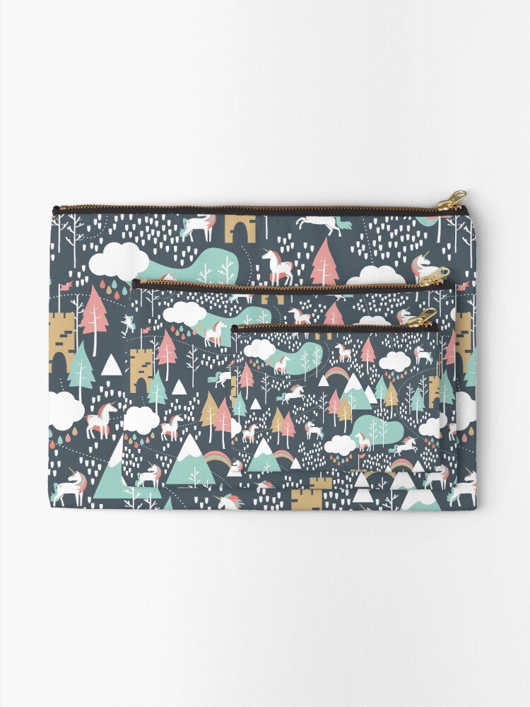Alternate view of Unicorn Love Zipper Pouch
