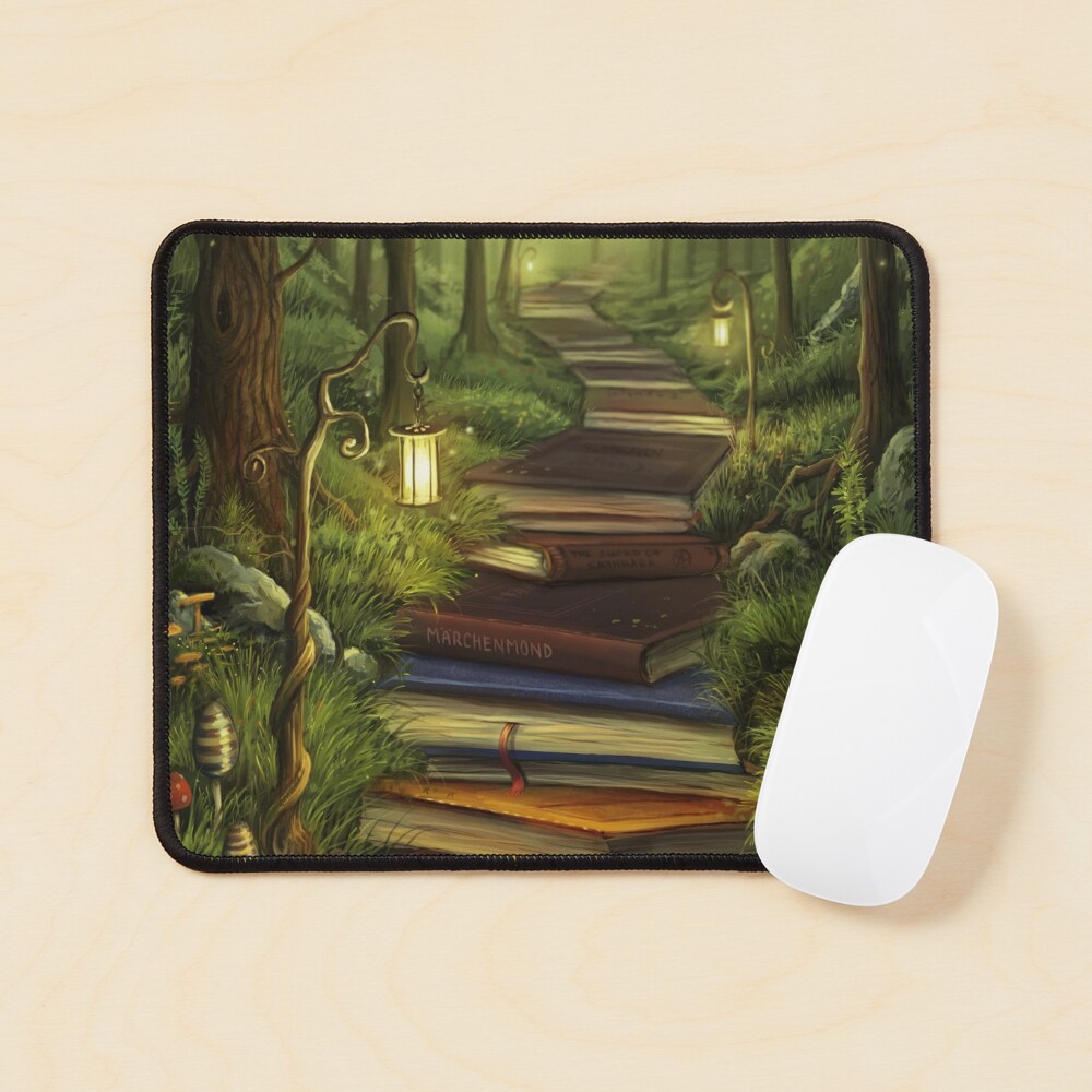 The Reader's Path Mouse Pad