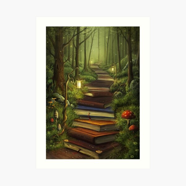 The Reader's Path Art Print