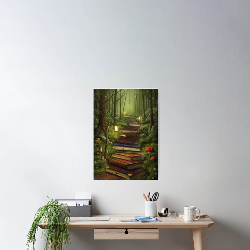 The Reader's Path Poster