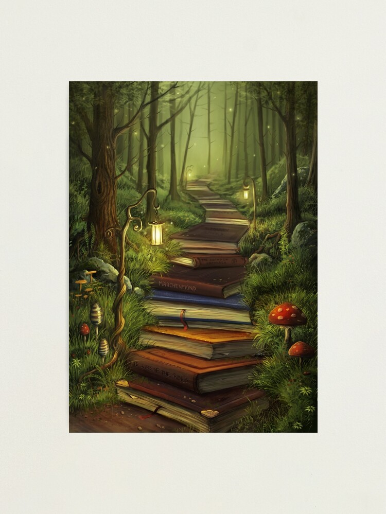 Alternate view of The Reader's Path Photographic Print