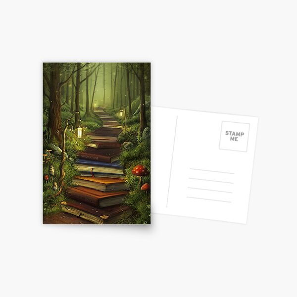 The Reader's Path Postcard