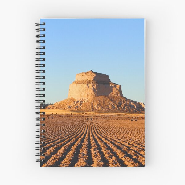 Item preview, Bluffs Over Plowed Harvested Field Midwest Western Nebraska designed and sold by DooodleGod.