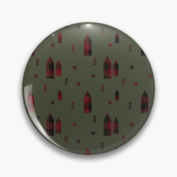 Item preview, Plaid Houses designed and sold by Moon Fern Vintage.