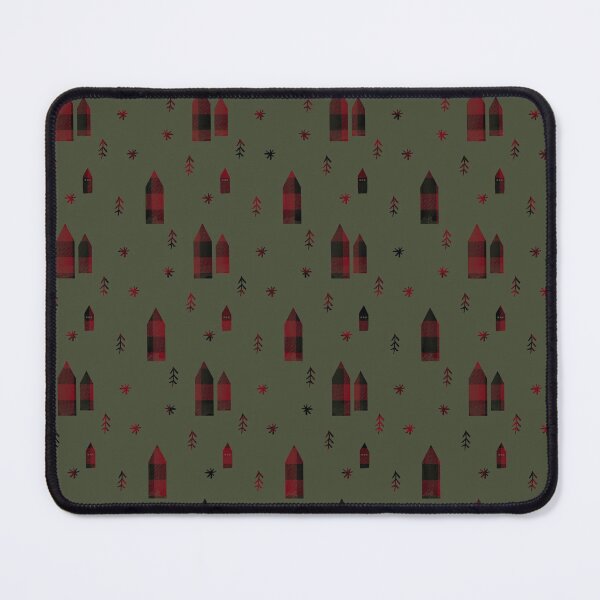 Item preview, Plaid Houses designed and sold by Moon Fern Vintage.