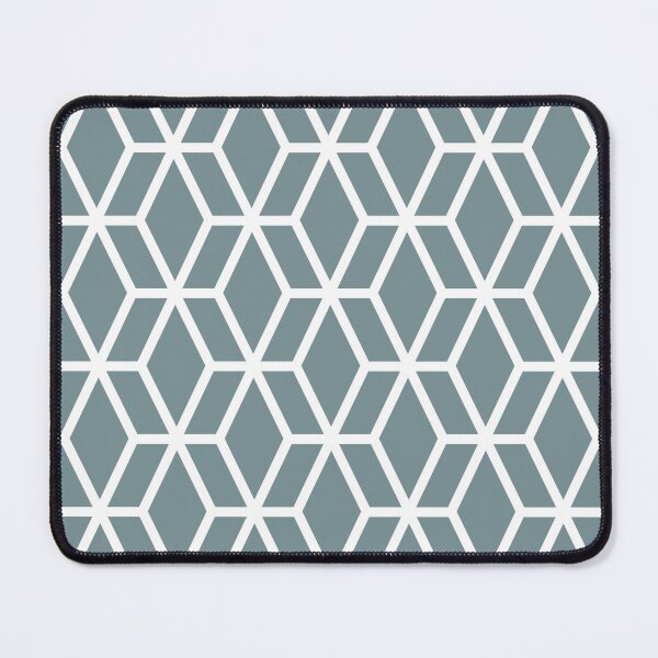 Item preview, Blue and White Tessellation Line Pattern 16 Coordinates w/ Farrow & Ball 2022 Popular Color Stone Blue 86 - Colour Trends - Trending Hue designed and sold by ColorOfTheYears.