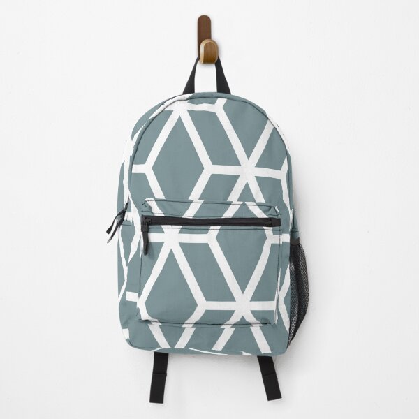 Item preview, Blue and White Tessellation Line Pattern 16 Coordinates w/ Farrow & Ball 2022 Popular Color Stone Blue 86 - Colour Trends - Trending Hue designed and sold by ColorOfTheYears.
