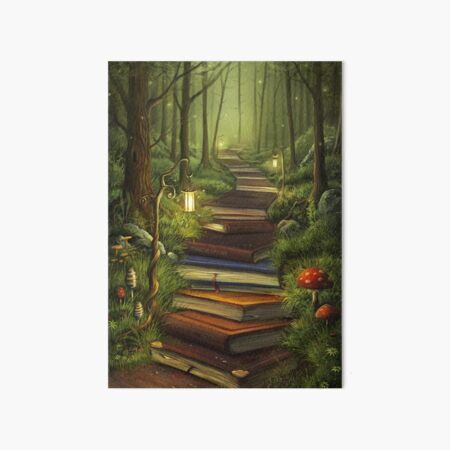 The Reader's Path Art Board Print