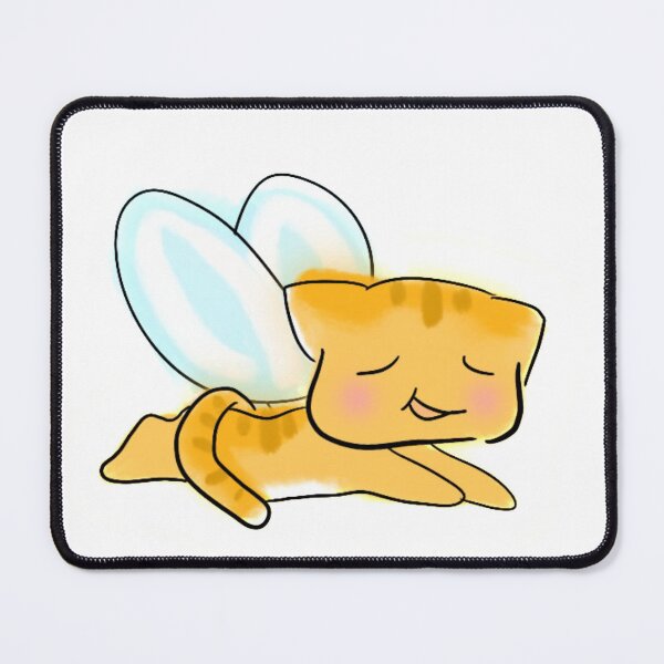 Item preview, relaxed cat fairy designed and sold by kimbasmama.