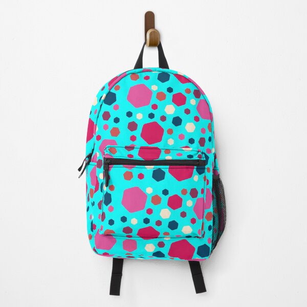 Item preview, HEXA CYAN PINK PATTERN designed and sold by CreativeLabArt.