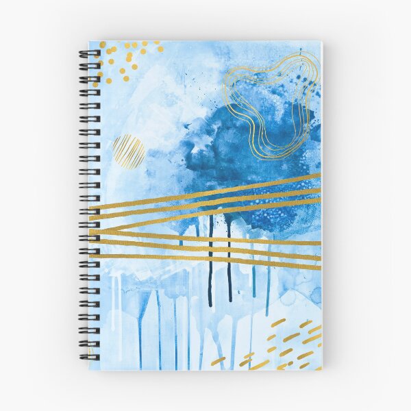 Item preview, Blue paint with gold details designed and sold by alishen.
