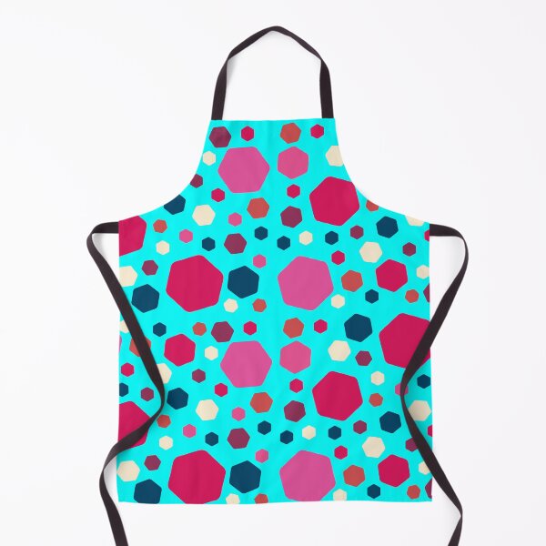 Item preview, HEXA CYAN PINK PATTERN designed and sold by CreativeLabArt.