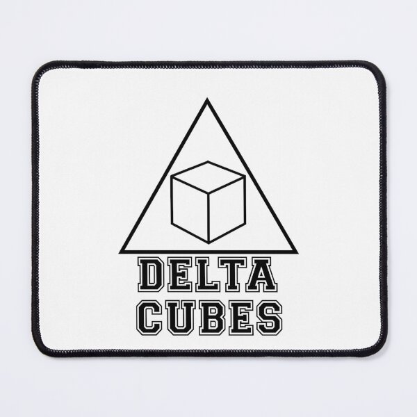 Item preview, Delta Cubes Logo (Black On White) designed and sold by Dr-Mysterio101.