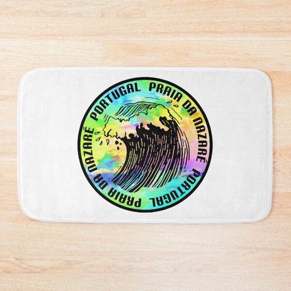 Artikelvorschau, Praia da Nazaré Portugal Strand Surfen Surfer Surf entworfen und verkauft von DESTINATIONS DECAL.