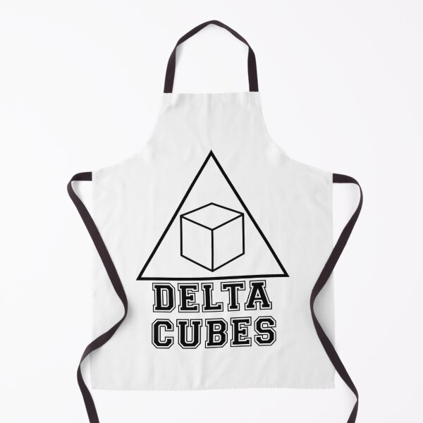 Item preview, Delta Cubes Logo (Black On White) designed and sold by Dr-Mysterio101.