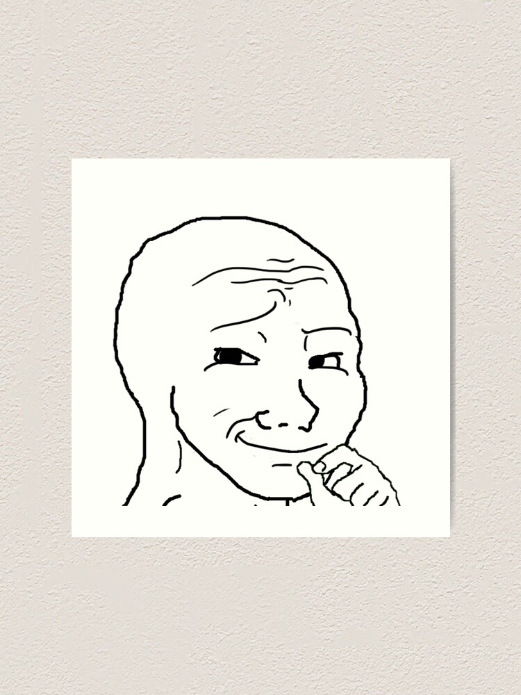 Meme Wojak Framed Prints for Sale