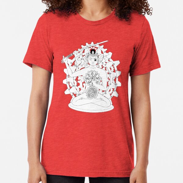 Steampunk Manjushri Tri-blend T-Shirt
