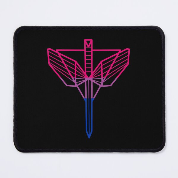 Item preview, The angel’s shield - bisexual designed and sold by geekartistry.