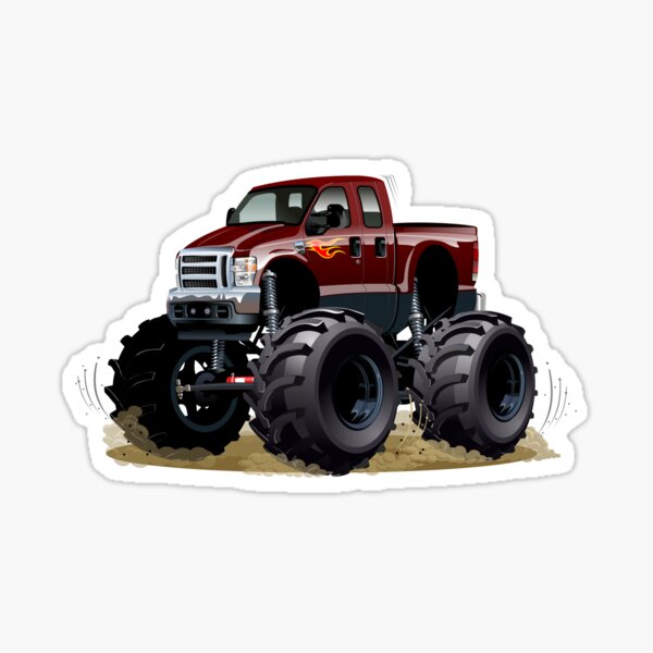 Monster Truck Stickers Truck Car Stickers Car Stickers - Temu