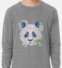 Ethnisch sehr detaillierte Panda Leichtes Sweatshirt
