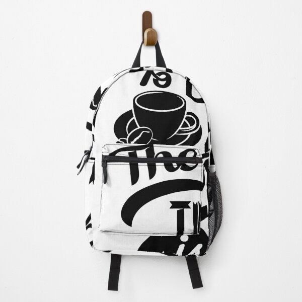 Item preview, The best time to drink coffee now, coffee slogan black letters designed and sold by coffeeapparel.