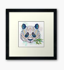 Ethnic Highly Detailed Panda Framed Print