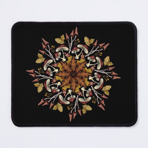 Item preview, Fall mandala with mushrooms designed and sold by savanamms6.