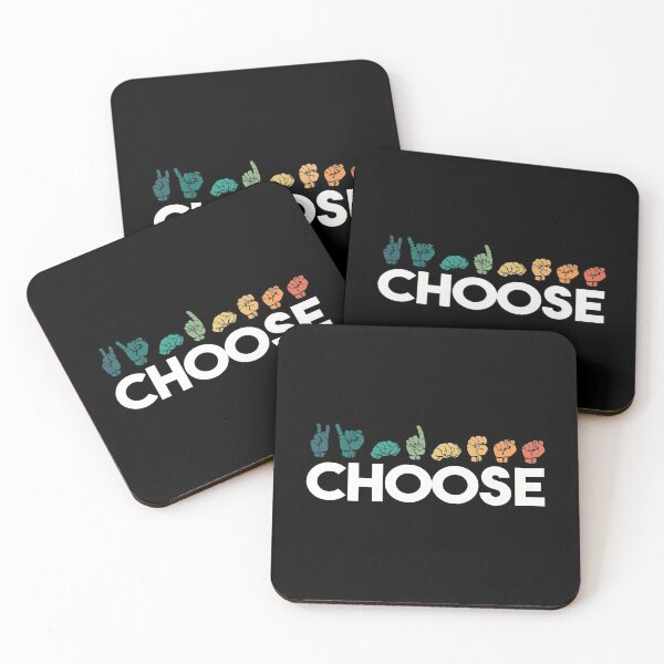 Item preview, Choose Kindness Hand Sign Language Teachers Retro Interpreter ASL designed and sold by kindxinn.
