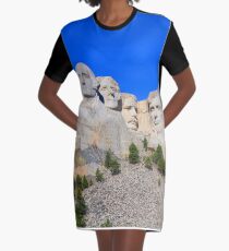 Mount Rushmore Black Hills South Dakota Presidents Graphic T-Shirt Dress