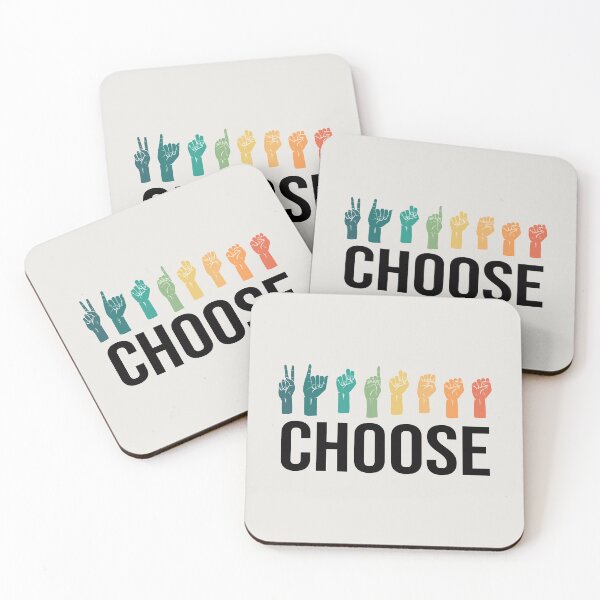Item preview, Choose Kindness Hand Sign Language Teachers Retro Interpreter ASL designed and sold by kindxinn.