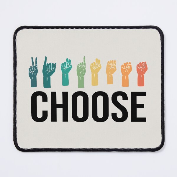 Item preview, Choose Kindness Hand Sign Language Teachers Retro Interpreter ASL designed and sold by kindxinn.