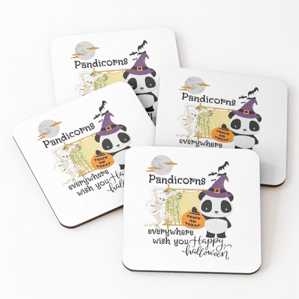 Item preview, Pandicorns Happy Halloween Trick or Treat designed and sold by JustaGurli.