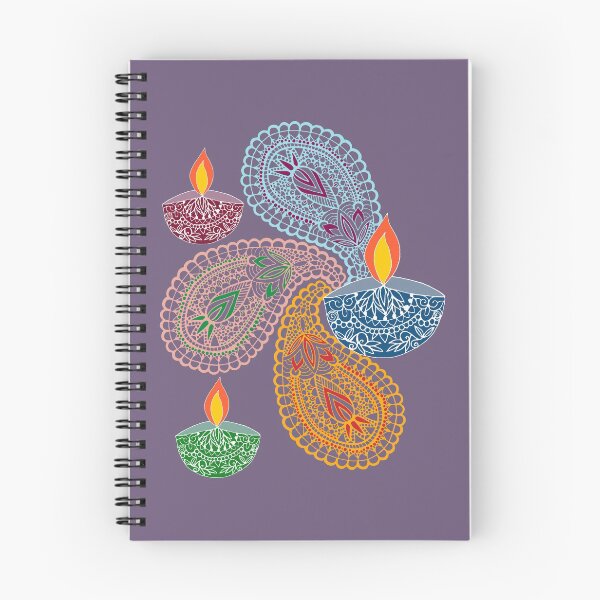 Item preview, Diwali - Paisleys y lámparas designed and sold by MitaDreamDesign.