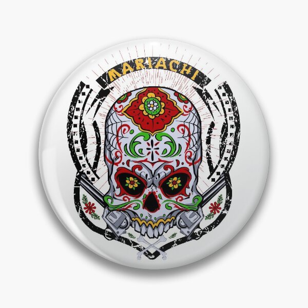Item preview, Mariachi Skull designed and sold by SpotWarehouse.