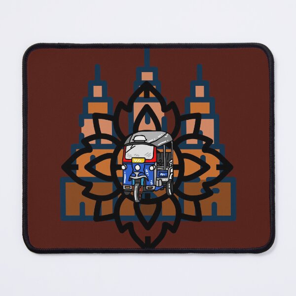 Item preview, Ankor Wat Cambodia Tuk Tuk designed and sold by chuckletuckle.