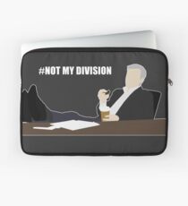 Not My Division - DI Lestrade (white text) Laptop Sleeve