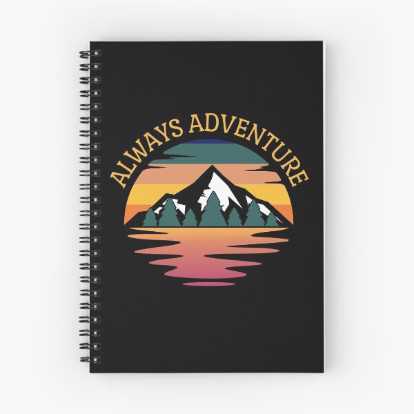 Item preview, Always Adventure Retro Sunset with Mountain Landscape designed and sold by barronangMedia.