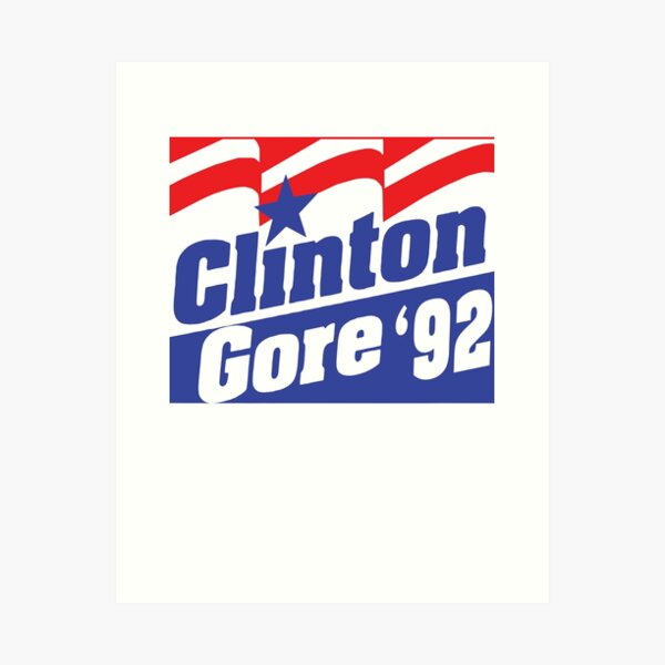 Item preview, Clinton Gore '92 Liberal Democrat Presidential Logo 1992 designed and sold by arcadetoystore.