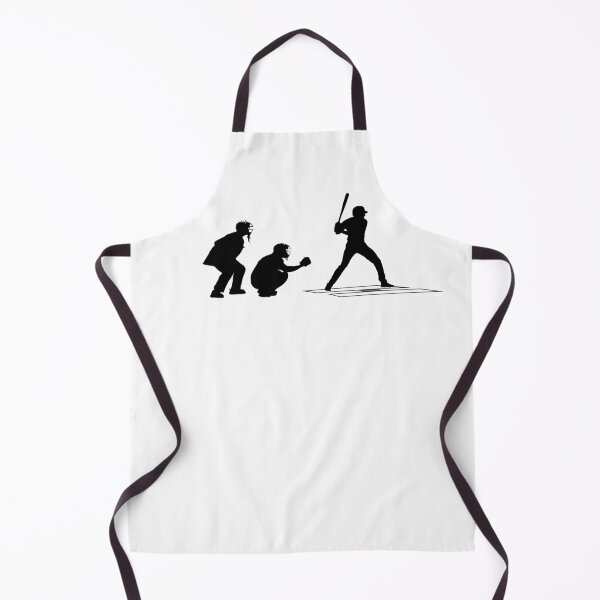 Item preview, Baseball catcher, batter and umpire in ready position to playing. Baseball Home Plate umpire, catcher, batter at work on baseball field designed and sold by Marcin Adrian.