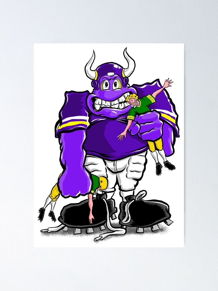 Download Caricature Minnesota Vikings Logo Wallpaper