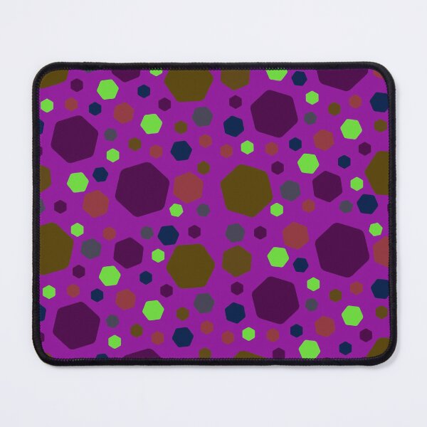 Item preview, HEXA PURPLE GREEN PATTERN designed and sold by CreativeLabArt.