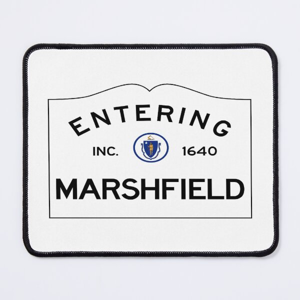 Item preview, Entering Marshfield Massachusetts - Road Sign designed and sold by SouthShorePics.
