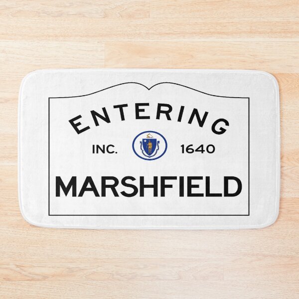 Item preview, Entering Marshfield Massachusetts - Road Sign  designed and sold by SouthShorePics.