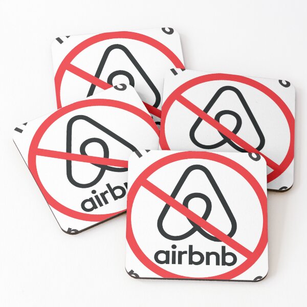 Item preview, ANTI-AIRBNB - Neighbors Not Tourists designed and sold by ACME PROPAGANDAWORX.