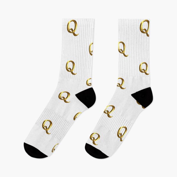 Item preview, Gold Upper Case Letter Q designed and sold by molamode.