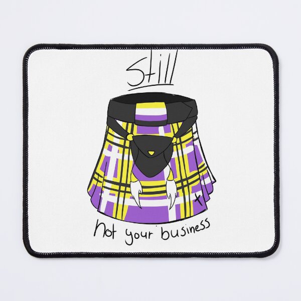 Item preview, nonbinary pride kilt - not your business designed and sold by Niseag.