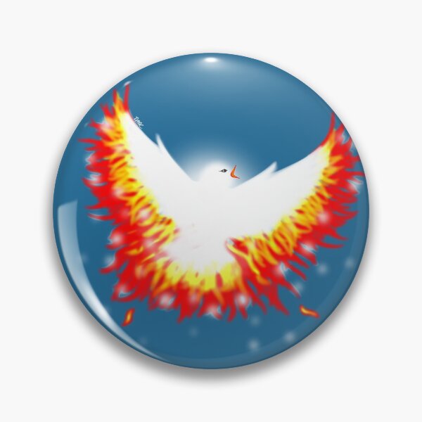 Item preview, Angelic Dove of Fire (Red Fire) designed and sold by IgniteWithin.