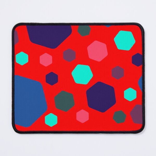 Item preview, HEXA RED BLUE PATTERN designed and sold by CreativeLabArt.